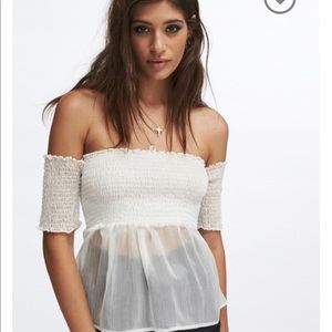 LIONESS WHITE AVA TOP